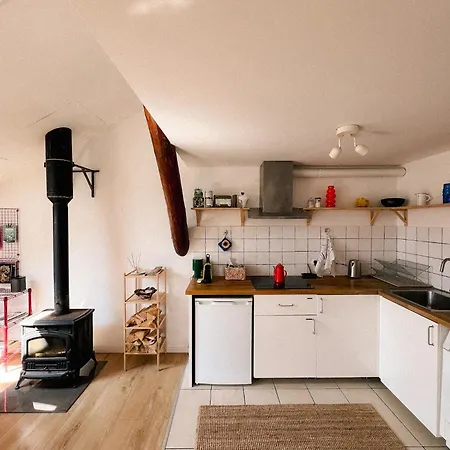 Designer Attic With Fireplace, Center Vilnius